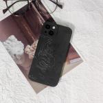 Lovmooful Compatible for iPhone 13 Case Cute Cool Dragon Black Design for Girls Women Soft TPU Shockproof Protective Girly for iPhone 13-Dragon