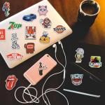 Cool Stickers for Adults, Brand Stickers for Water Bottles, Waterproof Vinyl Stickers Pack for Laptop, Skateboard, Luggage