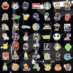 Cool Stickers for Adults, Brand Stickers for Water Bottles, Waterproof Vinyl Stickers Pack for Laptop, Skateboard, Luggage