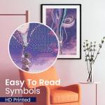 Modern Merch Anime Diamond Art Kits for Adults Spirited Away Dragon, 5D Diamond Painting for Adults, DIY Anime Wall Art, Purple Cross Stitch Gem Art, Full Round Drill 12x16in