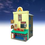 Giant Bean Bag Chairs Studio Ghibli Series 1/150 Spirited Away Mysterious Town-8 MK07-31 Paper Craft