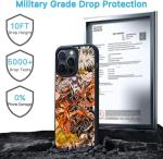 TNOLTK 3D iPh 15 Plus Case Anime Motion Anime Phone Case Shockproof Soft TPU Anti-Scratch Non-Slip Japanese Manga Case for iPh 15 Plus