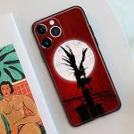 HEMINJYJEF Japanese Anime Shockproof Shell Cover Manga Design Pattern Anti-Drop Protective Phone Cases (Ryuk Shinigami,for iPhone 14)