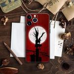 HEMINJYJEF Japanese Anime Shockproof Shell Cover Manga Design Pattern Anti-Drop Protective Phone Cases (Ryuk Shinigami,for iPhone 14)