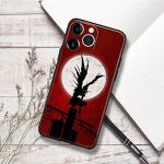 HEMINJYJEF Japanese Anime Shockproof Shell Cover Manga Design Pattern Anti-Drop Protective Phone Cases (Ryuk Shinigami,for iPhone 14)