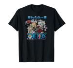 One Piece Anime Retro Straw Hat Crew Cast Collage T-Shirt