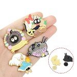 Cute Kawaii Anime Enamel Pins for Backpacks
