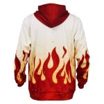 Rengoku Kyoujurou Cosplay Hoodie Costume Kimetsu no Yaiba Pullover Jacket Coat Long Sleeve Sweatshirt (XXL, Rengoku Kyoujurou)