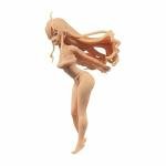 ZEDACAKAI (3 Pcs 1/43 Figure Sexy Big Breasts Girl Anime Character Model Miniature Need to Be Colored by Yourself