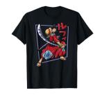 One Piece Anime Luffy Wano Costume Illustration T-Shirt