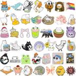 Cute Anime Enamel Pins Set - 20/40/60 pcs