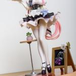 RZAHUAHU H-I 3rd Elysia Figure Maid's Outfit 1/7 PVC Anime Figurines 9.4" Action Play Model