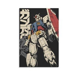 Anime RX 78 2 Gundam Wall Art Poster