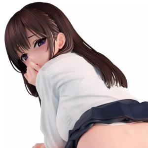 Zatanend Ecchi Figure Crouching JK Girl,Anime Girl Figure Waifu Hentaii.Sexy Action +18 Uncensored Collection Statue Gift Model Toys No Retail Box