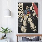Anime RX 78 2 Gundam Wall Art Poster