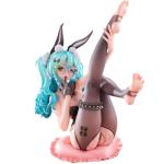 Anime Rabbit Girl Figure Glasses Bunny Girl Action Figure Cross Legged Sitting Model Original Illustration Character Figurine PVC Statues Collection Ornament