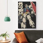 Anime RX 78 2 Gundam Wall Art Poster