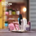 RoofWorld Painted Miniatures 1/18 1/24 1/64 1/43 1/87 Scale Toilet Anime Girl Scene Props Figure Dolls Unpainted Model for Cars Vehicles (Painted, 1/24 Scale)