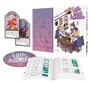 TV anime [Little Witch Academia] VOL.3 Blu-ray (first production limited edition) (all volume purchase benefits: [drawdown canvas art (chara fine printing) Size: F4 (Akko, Lotte, Susi) & Reprinted Cha