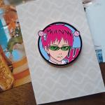 Saiki Kusuo no Ψ Sai Nan Sainan Anime Manga 1.25" Enamel Pin Badge