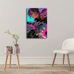 Jinx & Vi Arcane Anime Canvas Wall Art 24x36