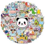 200pcs Waterproof Vinyl Stickers - Aesthetic Laptop & Water Bottle Stickers for Kids & Teens