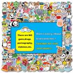 200pcs Waterproof Vinyl Stickers - Aesthetic Laptop & Water Bottle Stickers for Kids & Teens