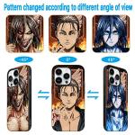 TNOLTK 3D iPh 14 Pro Max Case Anime Motion Anime Phone Case Shockproof Soft TPU Anti-Scratch Non-Slip Japanese Manga Case for iPh 14 Pro Max 6.7 Inch