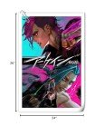 Jinx & Vi Arcane Anime Canvas Wall Art 24x36