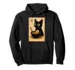 Funny Cat Ramen Cool T Japanese Kawaii Anime Graphic Tee Pullover Hoodie
