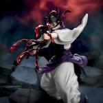 MABAIUDE JJK Figure Choso Statue, 20CM Anime Figurine Choso JJK Statue, 1/7 Scale Fighting Scene Chōsō Figure Sculpture, Handmade Collectible Desktop Figure Decoration for Fans