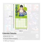 Blue Lock 2025 Wall Calendar - 12"x12