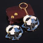 SONGCHANGJEWELRY JJK Keychain Satoru - Anime Figure Enamel Key Pendant - Men Women Keyring Jewelry (SCK00565-02)