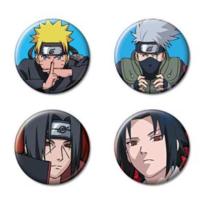 Ata-Boy Naruto 4 Button Set Buttons - 1.25"Officially Licensed Collectible Buttons…