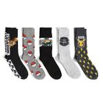 Pokemon Men's 5 Pack Crew Socks