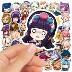 100PCS Cute Chibi Genshin Impact Stickers