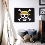 One Piece Luffy Pirate Flag - 31" Multi-colored