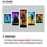 Anime Canvas Wall Art: Luffy, Zoro, Nami & Friends