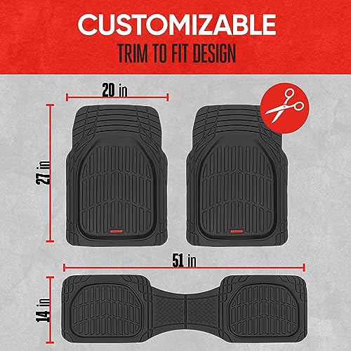 Motor Trend FlexTough All-Weather Car Floor Mats
