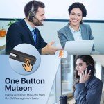 Bluetooth Noise Cancelling Headset with Microphone