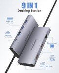 Dual Monitor Docking Station with USB-C Hub