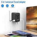 VYLEE 65W Fast Travel Adapter for Worldwide Use