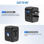 VYLEE 65W Fast Travel Adapter for Worldwide Use