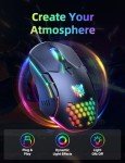 Wired RGB Gaming Mouse with Adjustable DPI