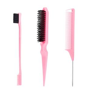 3-Piece Hair Brush Set for Sleek Styles