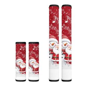 Freewander Cute Snowman & Santa Handle Covers Set