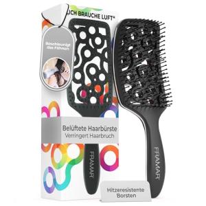 Framar Vented Wet Hair Brush for Easy Detangling
