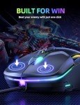 Wired RGB Gaming Mouse with Adjustable DPI