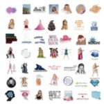 200 Music Stickers Featuring Popular Artist Albums