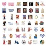 200 Music Stickers Featuring Popular Artist Albums